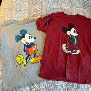 Set of Men's Micky Mouse T-Shirts Large